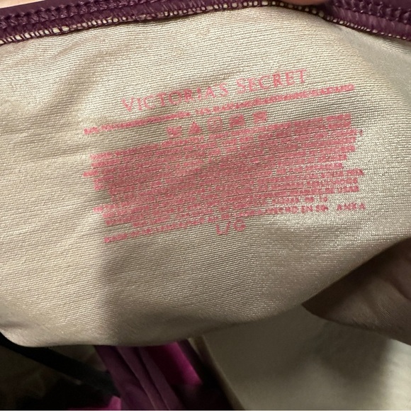 Victoria's Secret Padded Shaping Ruched One Piece Swimsuit Burgundy Size Large - Picture 5 of 7